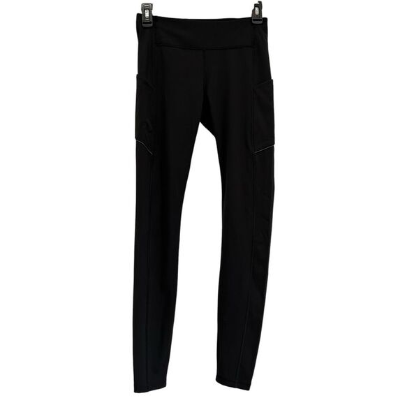 Lululemon Women's Pull-On Stretch Speed Up Tight Luxtreme Leggings Black Size 6 - Picture 1 of 9